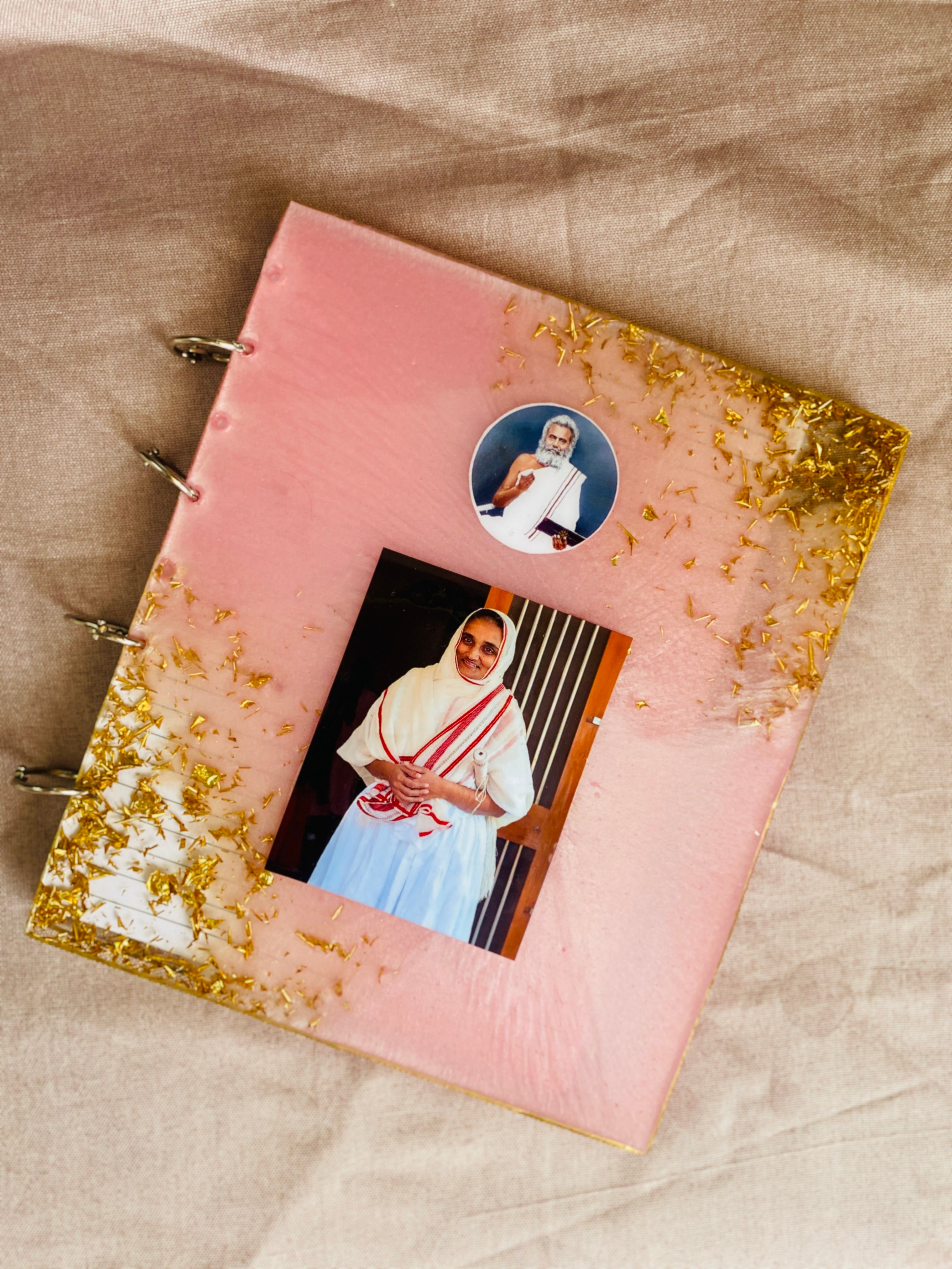 Resin diary and bookmark combo