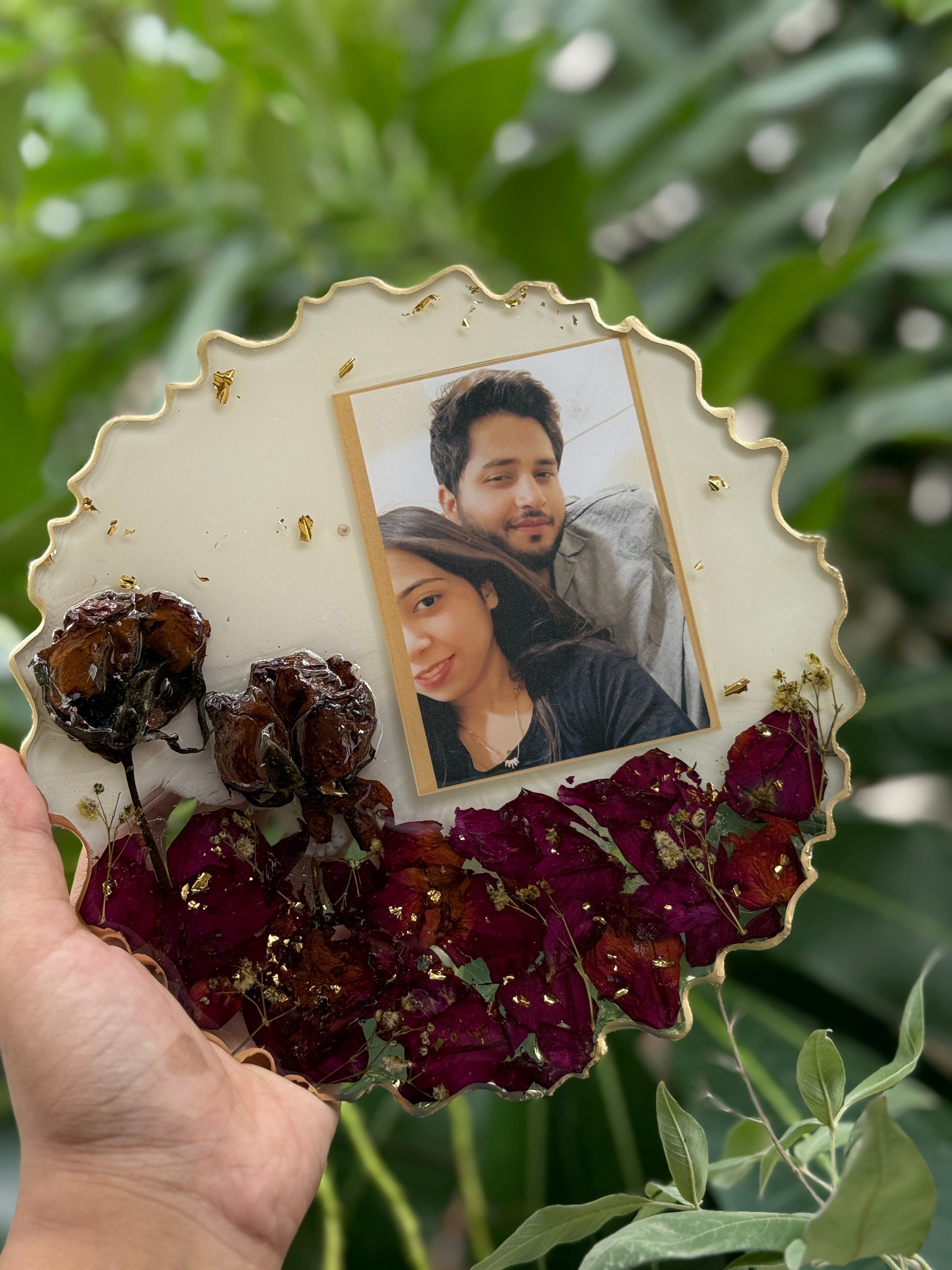 Bouquet preservation frame