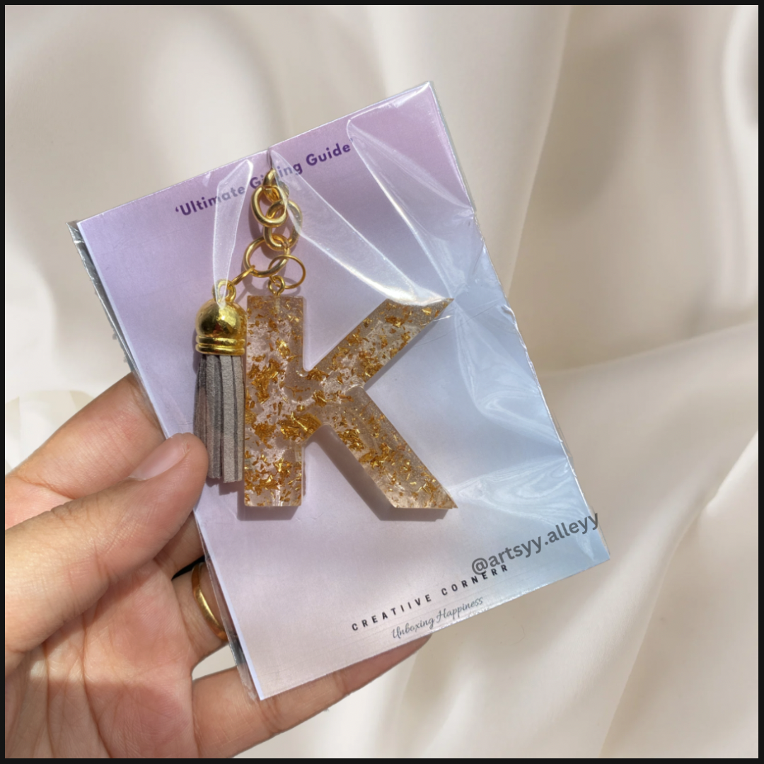 Alphabet keychain