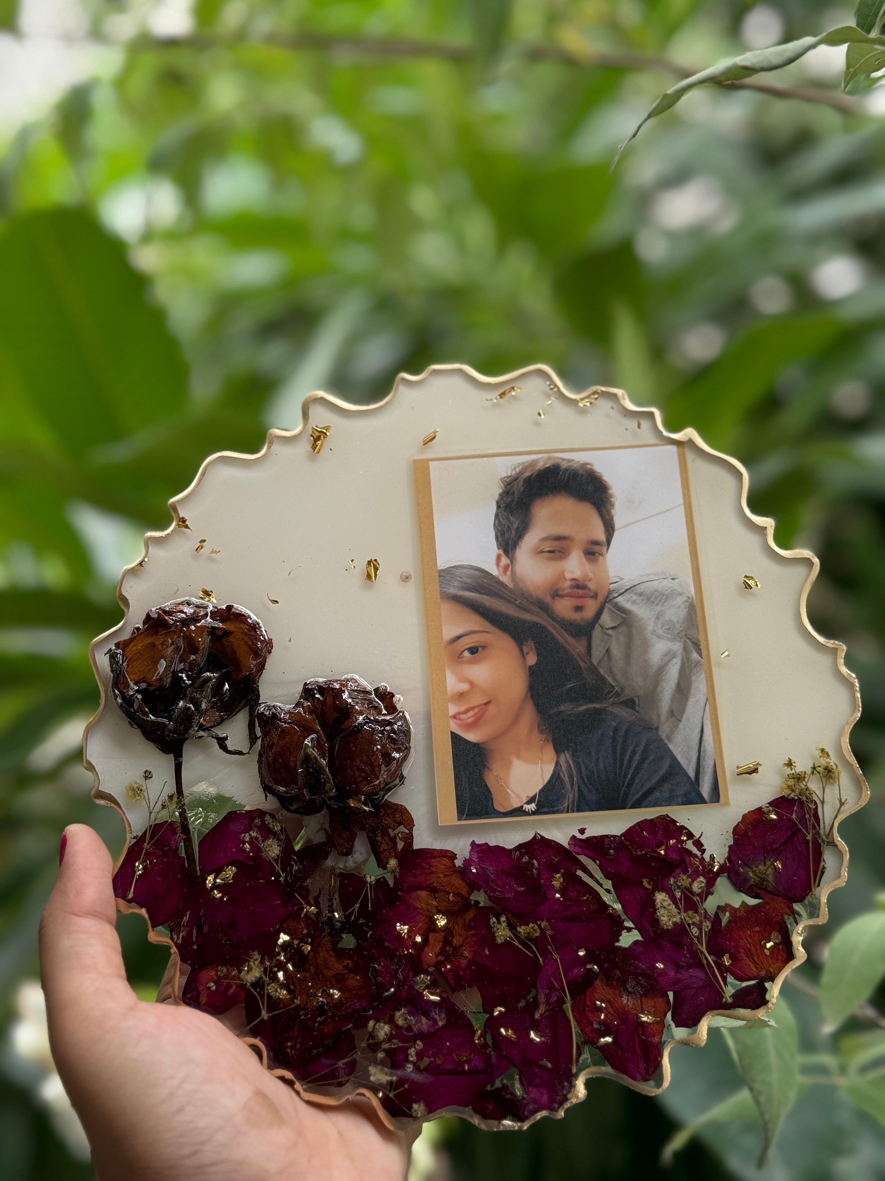 Bouquet preservation frame