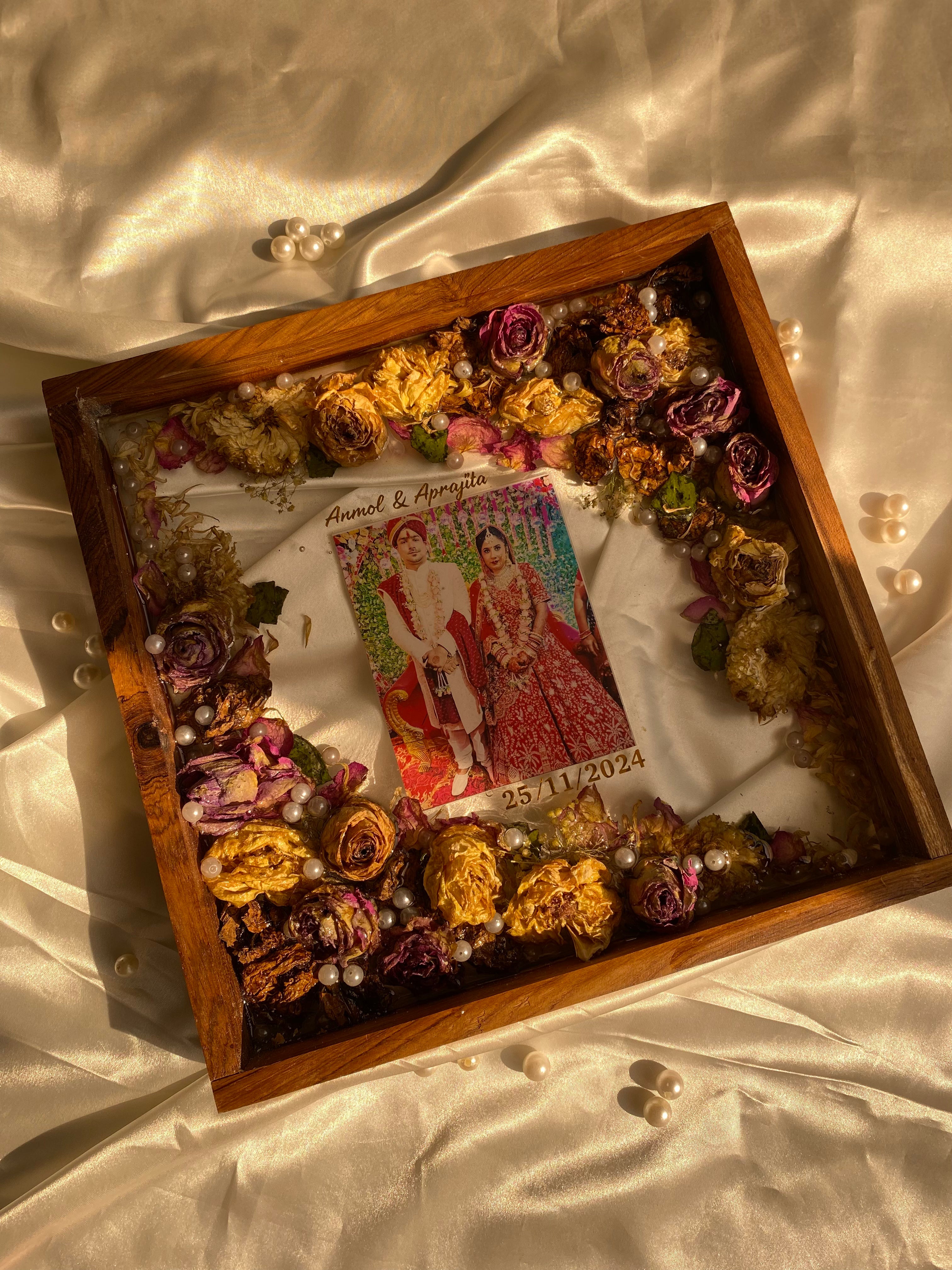 Teakwood Floating Frame