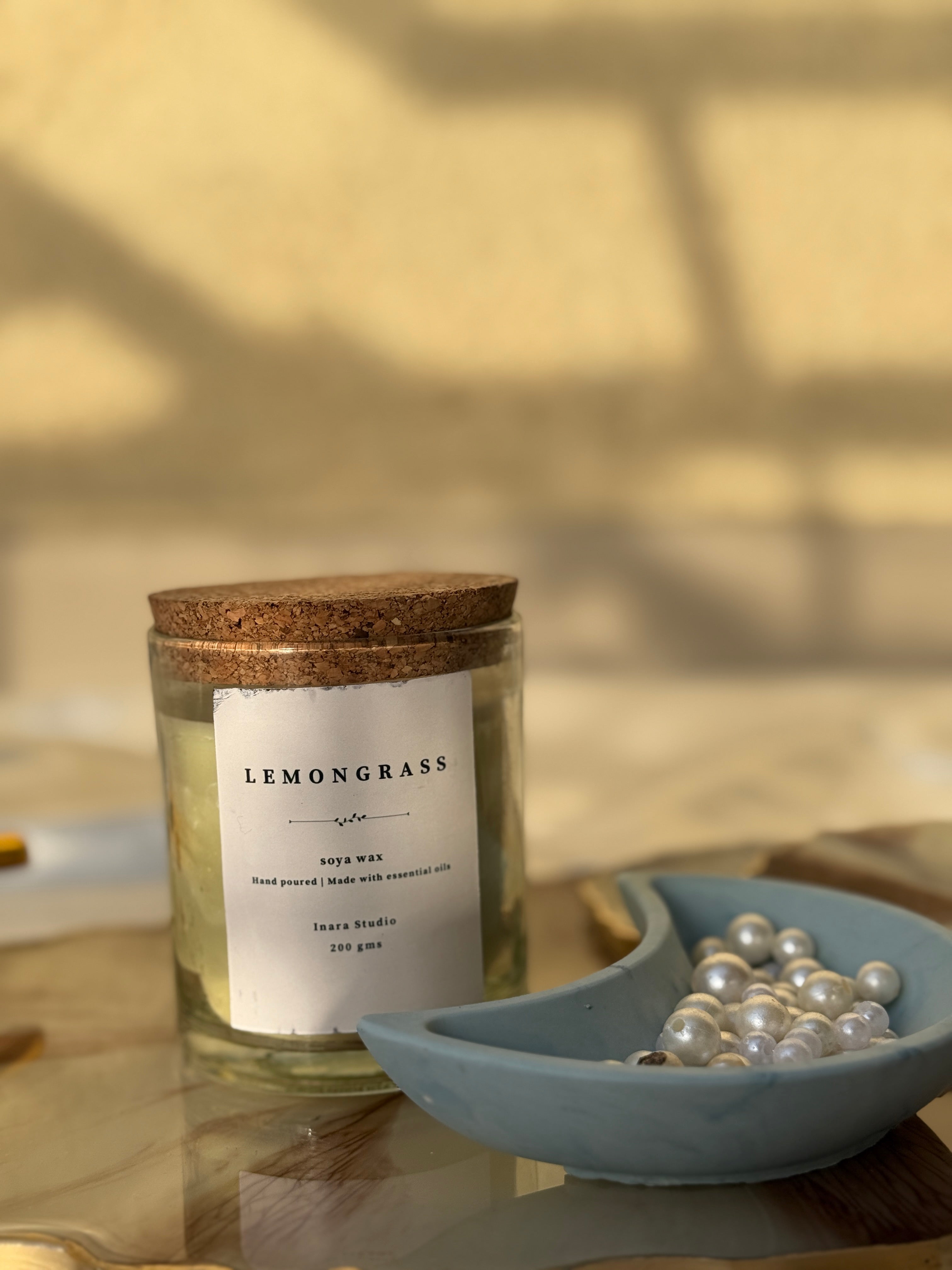Lemongrass  scented candles