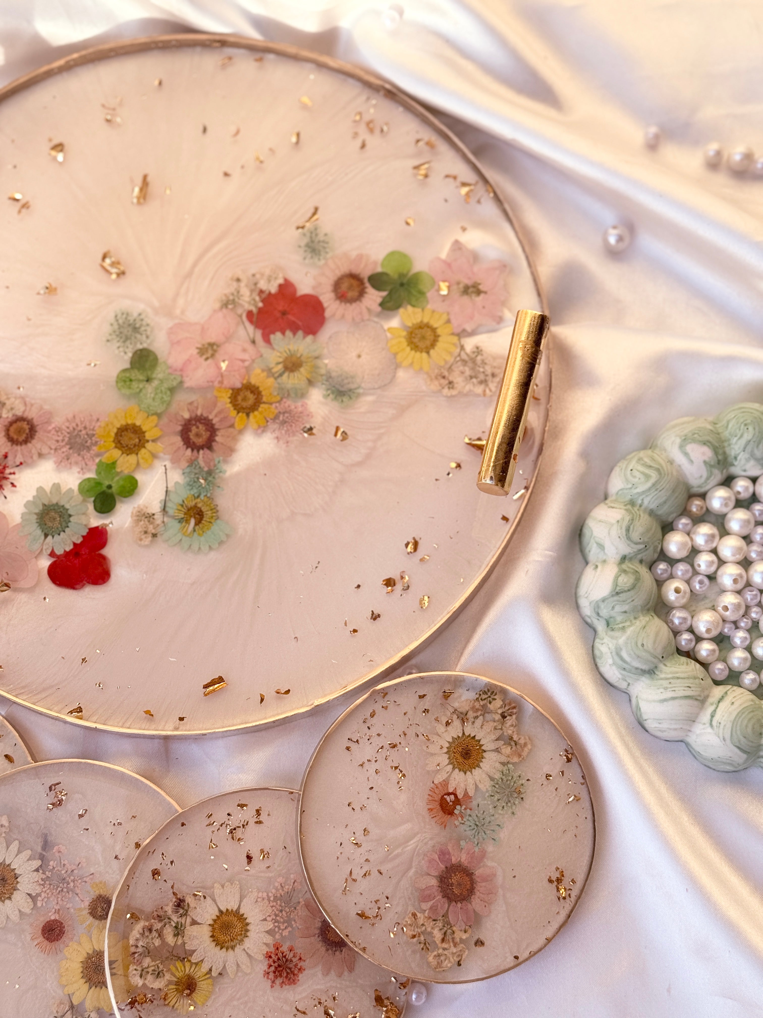 Pearl Florite serve set