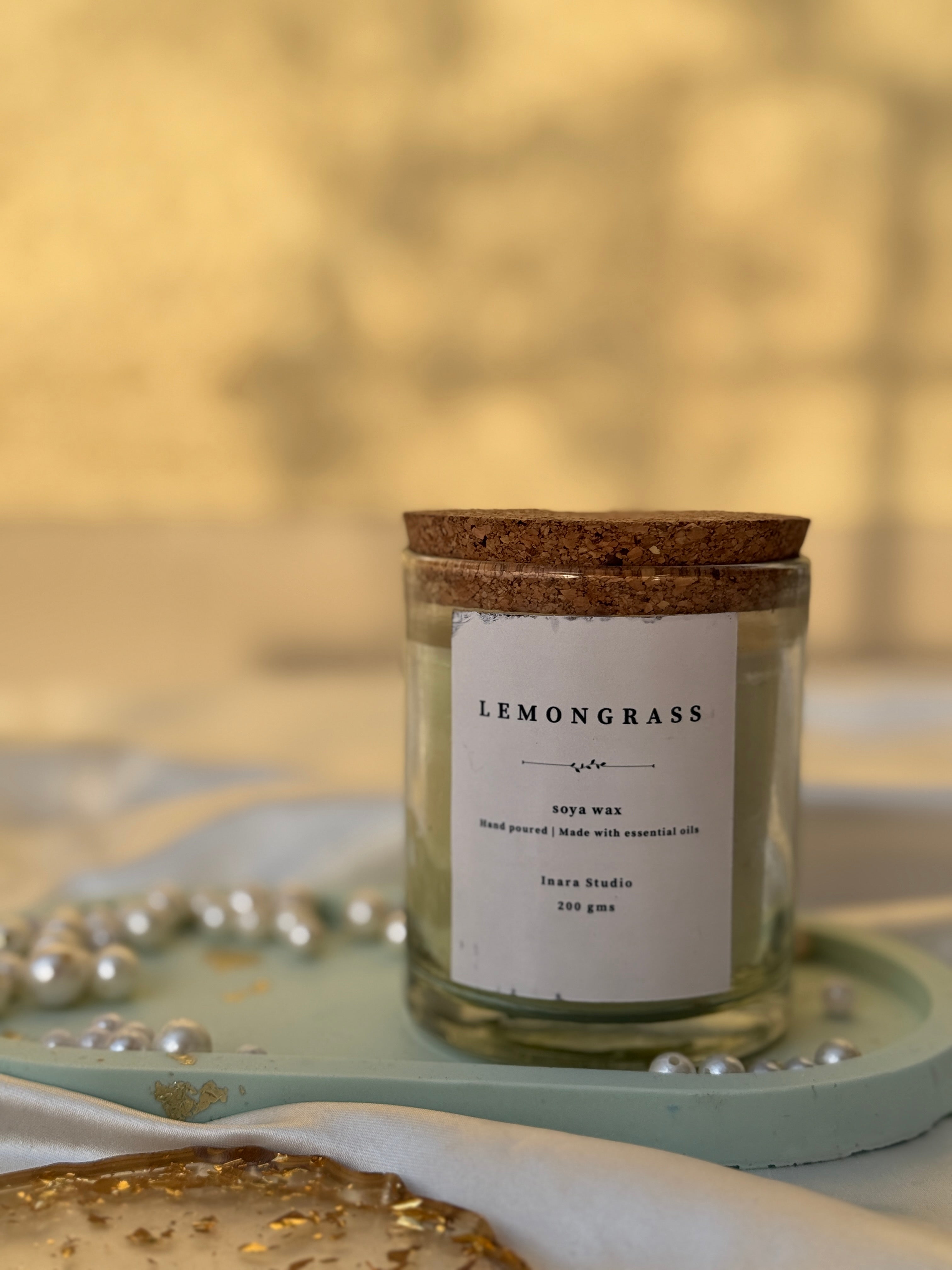 Lemongrass  scented candles