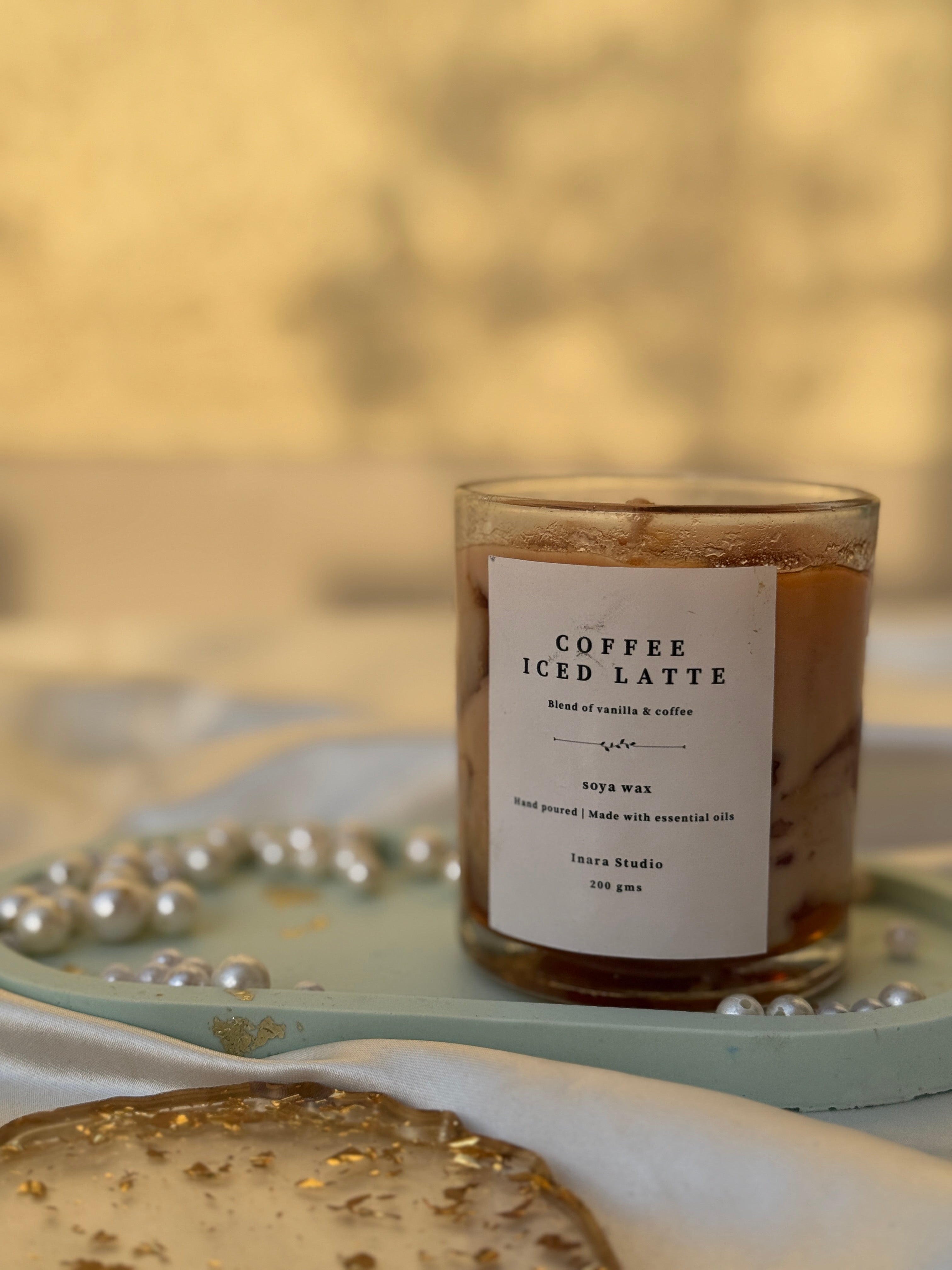 Coffee iced Latte scented candle